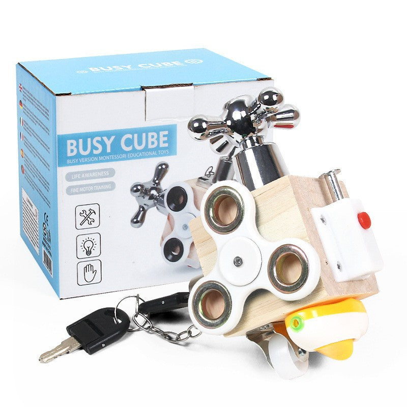 Wooden Baby Early Education Busy House Educational Toys