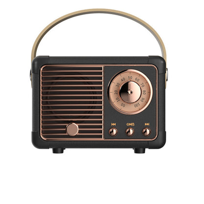 Bluetooth Audio Retro Mini Portable Wireless Card Vehicle-mounted Speakers Desktop Audio